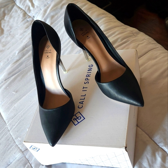 Call It Spring Shoes - Black "Call It Spring" Pumps